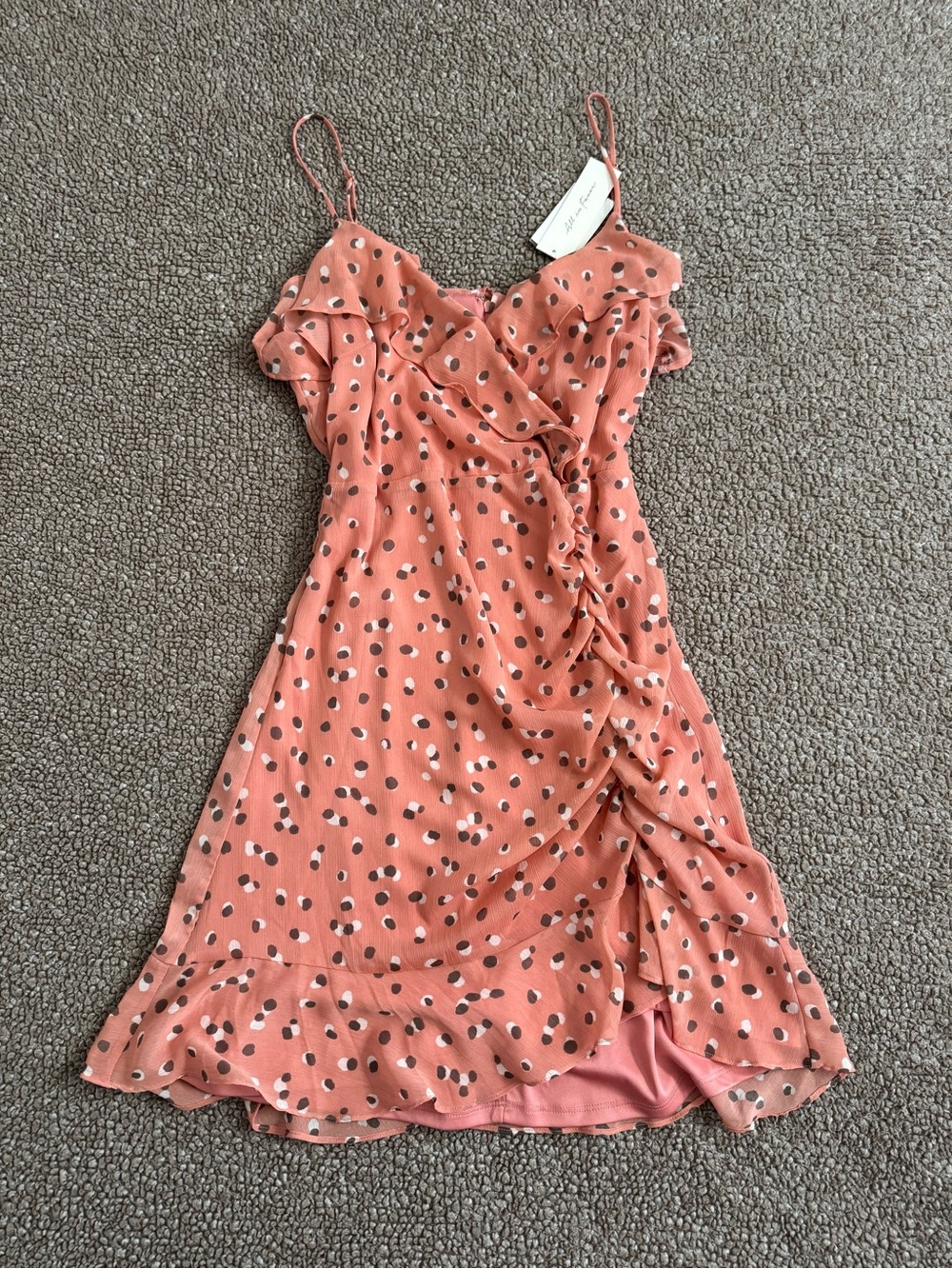 Nordstrom All In Favor Callie Ruffle Mini Dress NWT